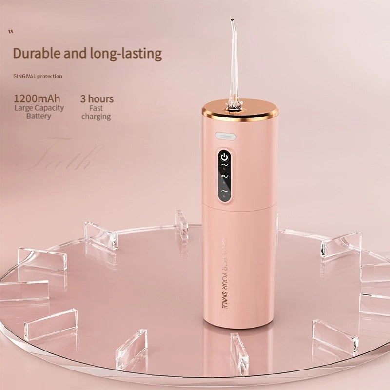 1 PCS Portable Water Floss USB Rechargeable Oral Irrigator 280ML Electric Tooth Cleaning Device 3 Modes Waterproof Irrigator